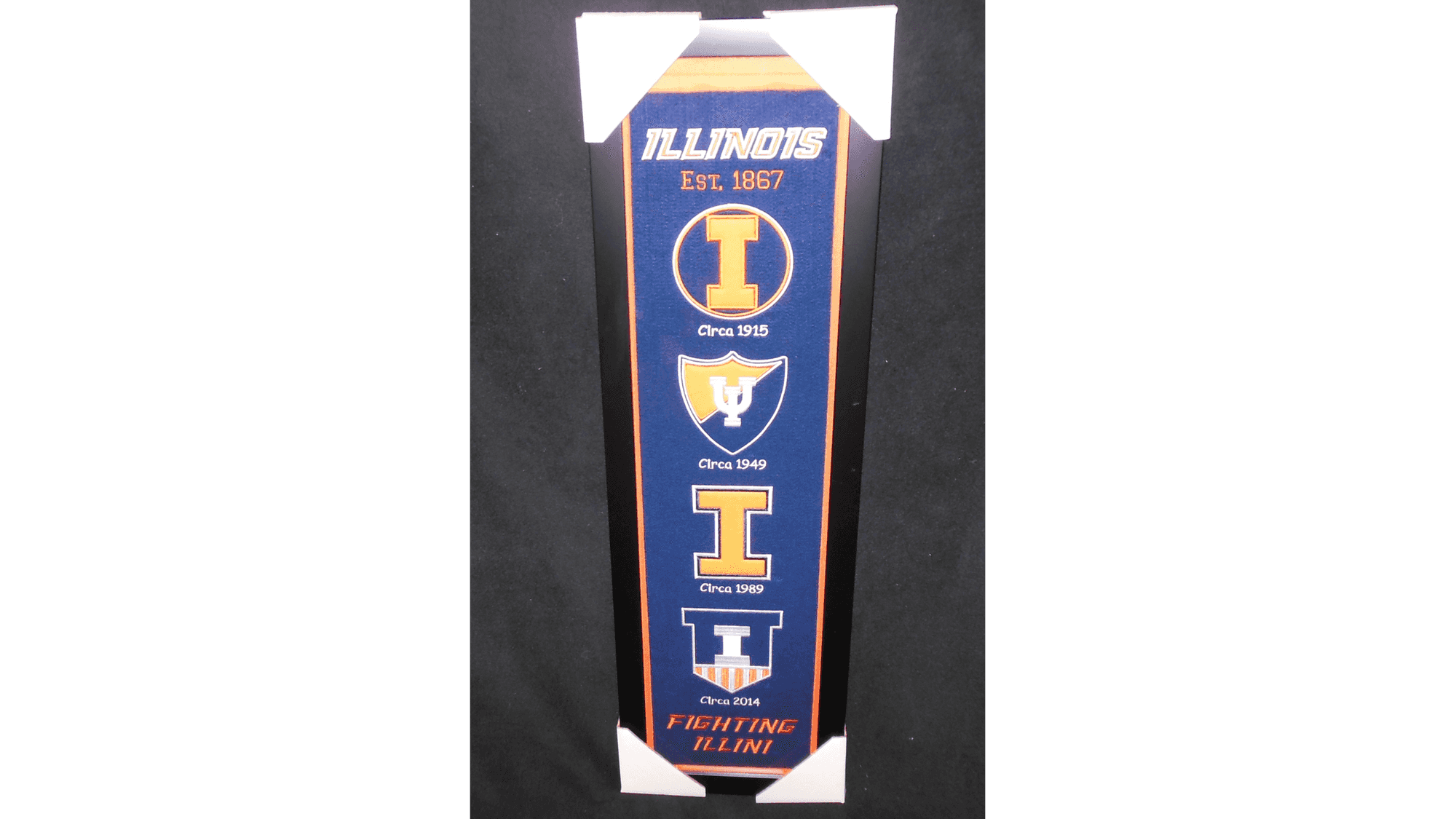 Framed 10" x 36" College Logo Banners-80 options!