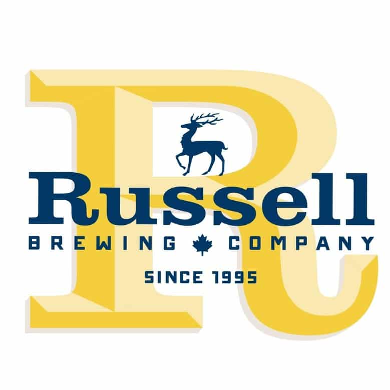 <p>Russell Brewing Company</p> logo