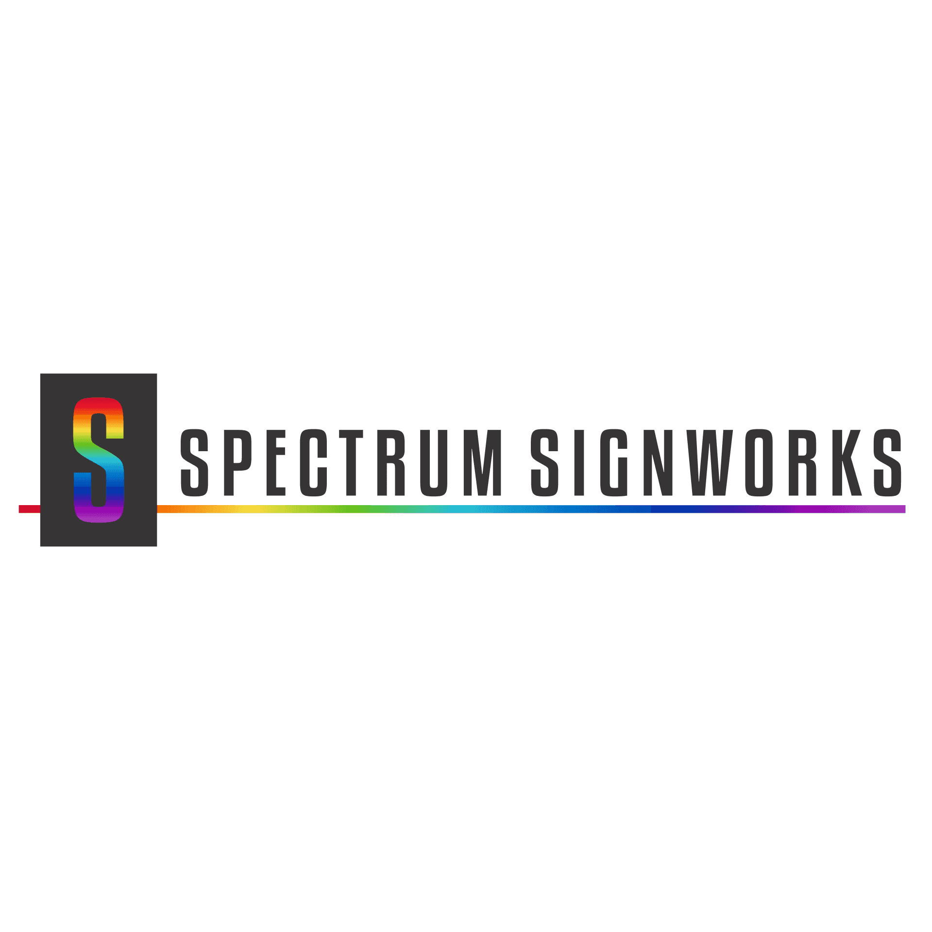 <p>SPECTRUM</p><p> SIGNWORKS</p> logo