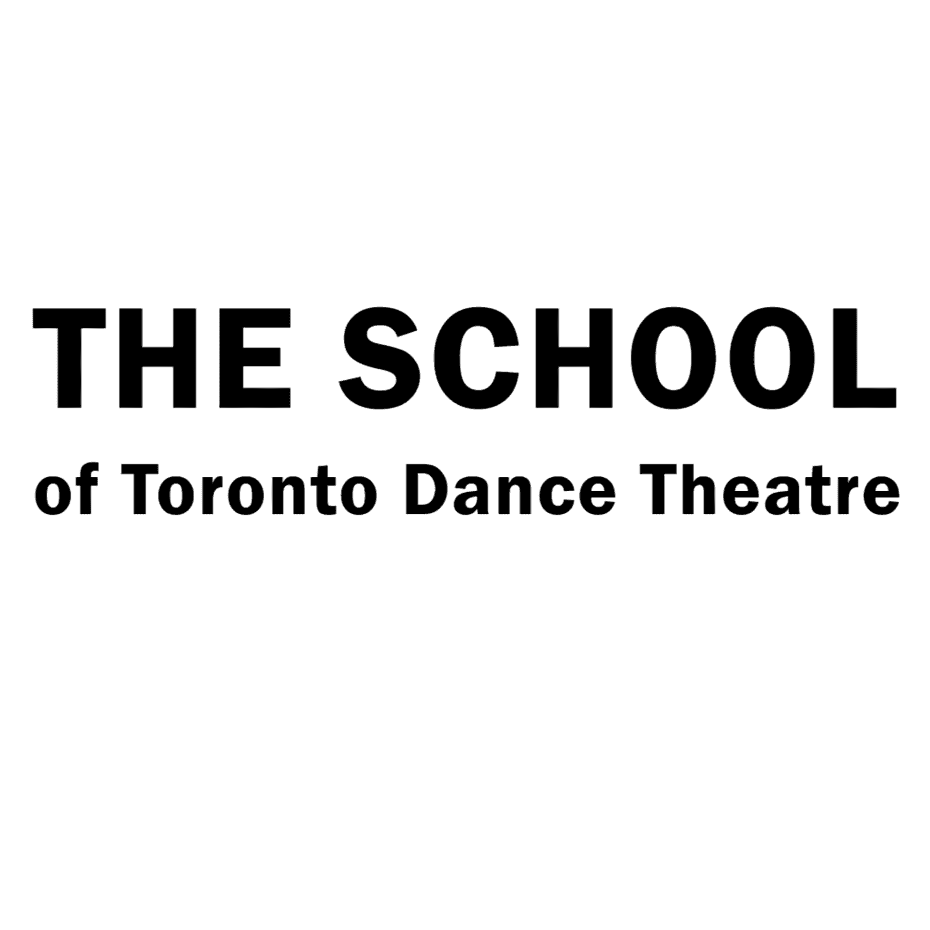 <p>School of Toronto Dance Theatre</p> logo