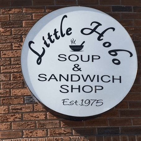 <p><span class="ql-size-small">Little Hobo Soup &amp; Sandwich Shop</span></p> logo