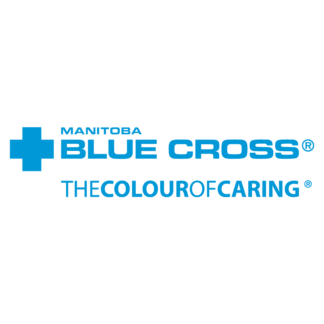 <p>Manitoba Blue Cross</p> logo