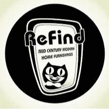 <p>ReFind Mid Century Modern Home Furnishings</p> logo