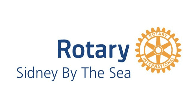 Sidney by the Sea Rotary Club logo