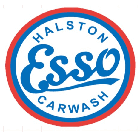 <p>Halston Esso</p> logo