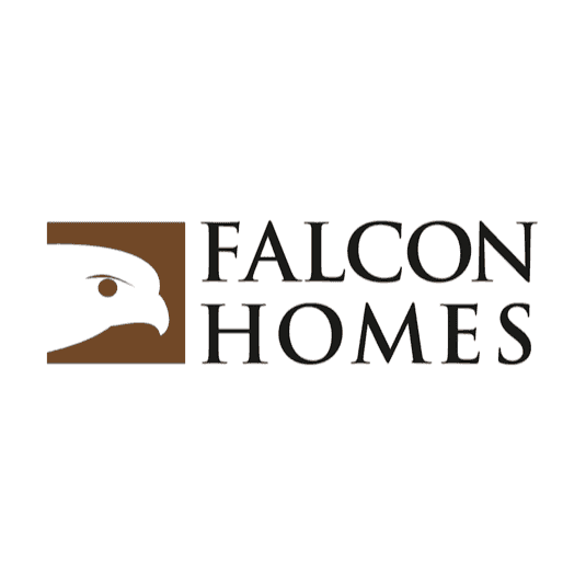 <p>Falcon Homes</p> logo