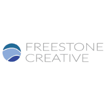 <p>Freestone Creative</p> logo