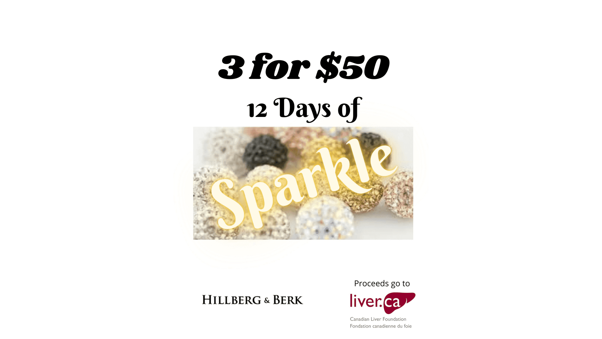 12 Days of Sparkle Raffle- 3 for $50