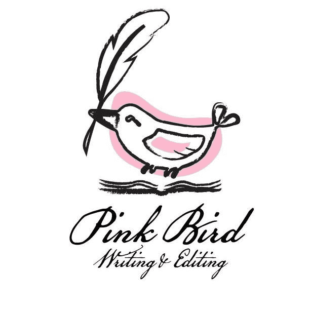 <p>Pink Bird Writing &amp; Editing</p> logo