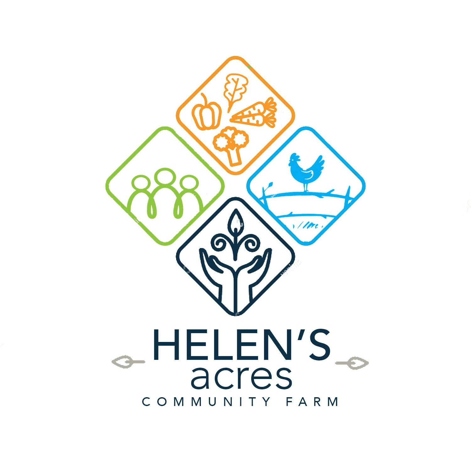 <p><span class="ql-size-small">Helen's Acre's</span></p> logo