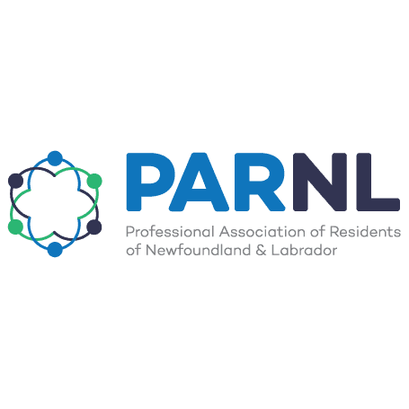 <p>Professional Association of Residents of Newfoundland and Labrador</p> logo