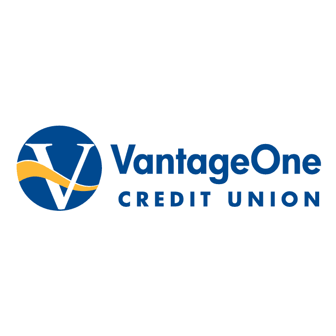 <p>VantageOne</p><p>Credit Union</p> logo