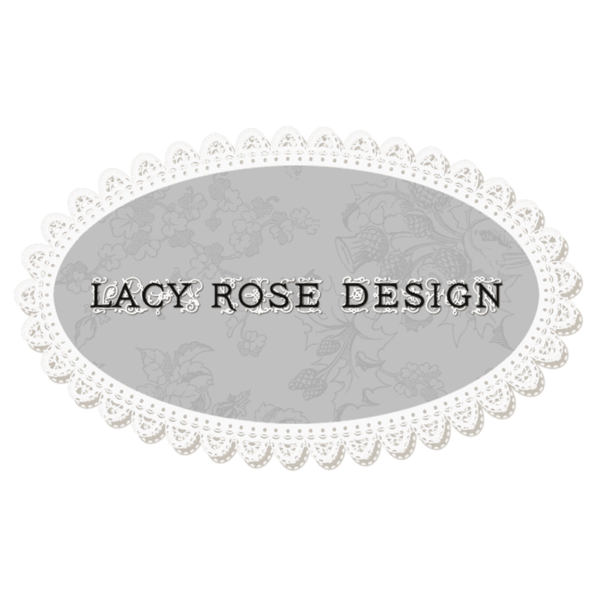 <p>Lacy Rose Design</p> logo
