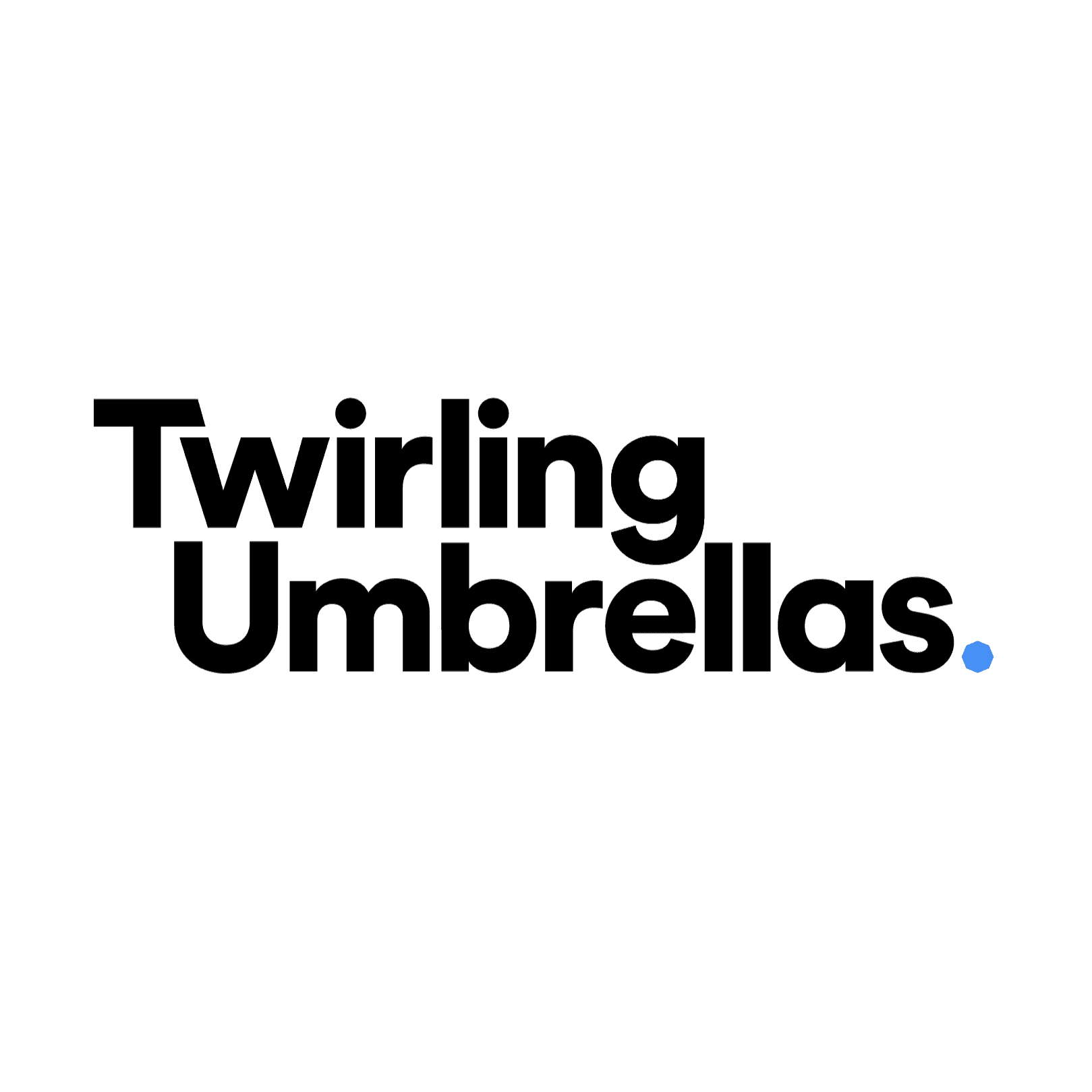 <p>Twirling Umbrellas</p> logo
