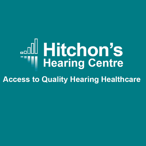 <p>Hitchon Hearing Centre</p> logo