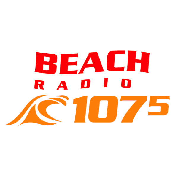 <p>Beach Radio 105.7</p> logo