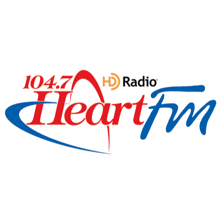 <p>104.7 HEART FM</p> logo