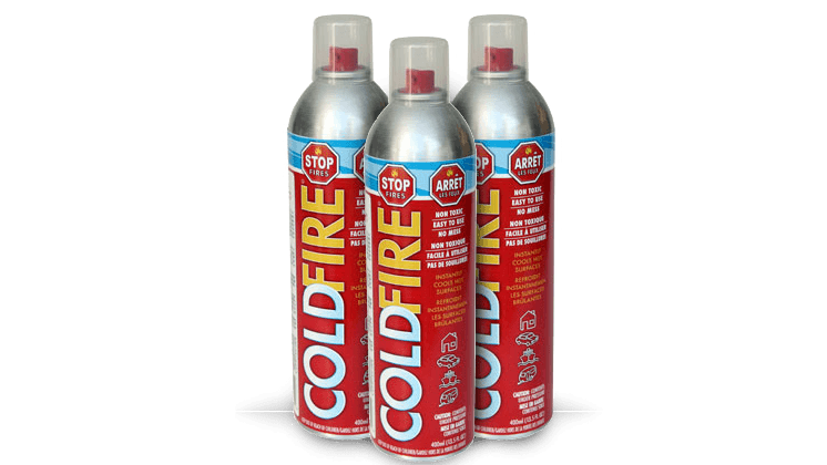 Cold Fire Aerosol Extinguisher
