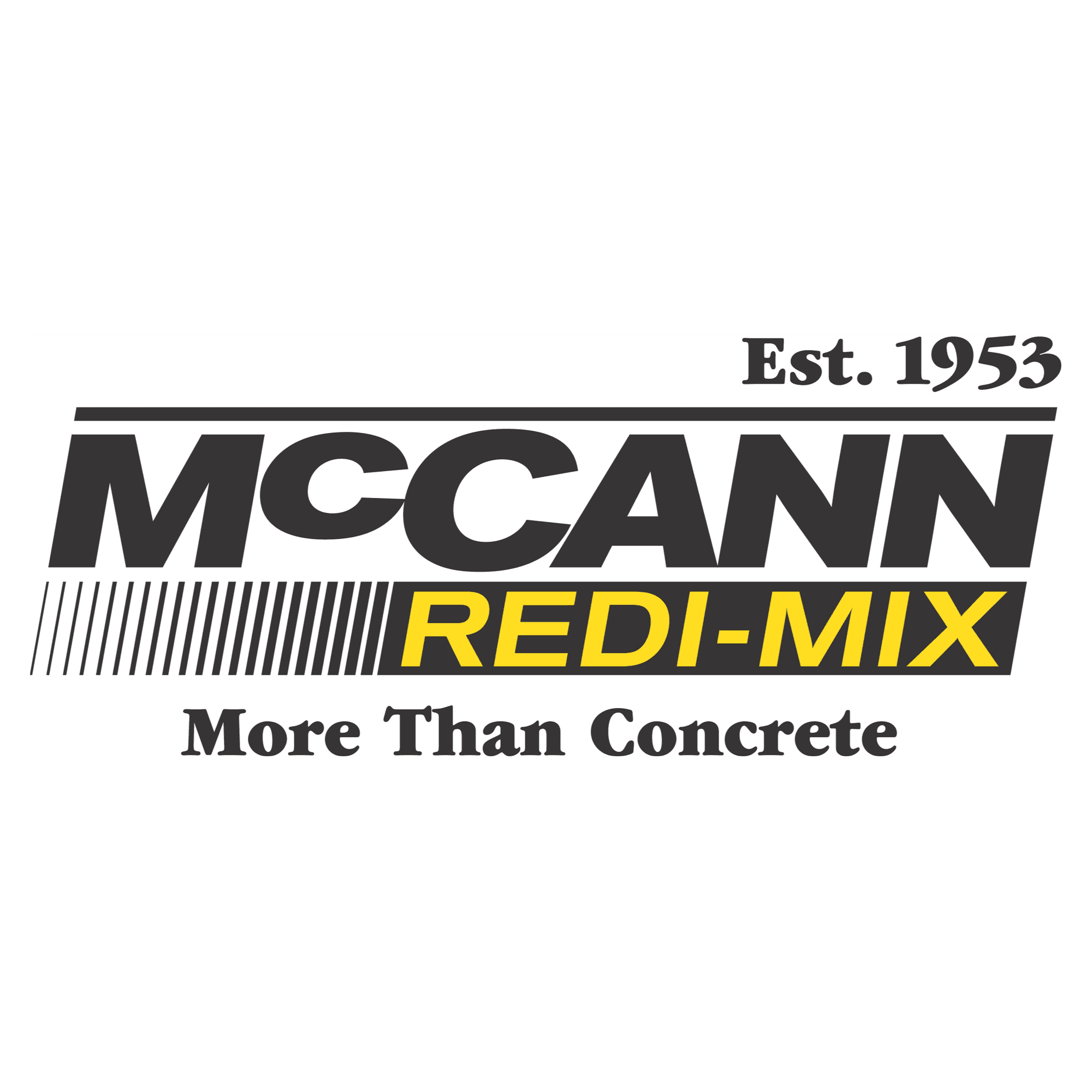<p>McCann Redi-Mix</p> logo