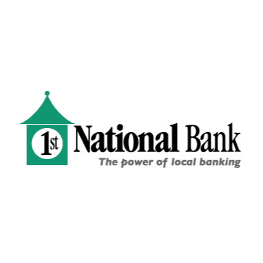 <p>First National Bank</p> logo