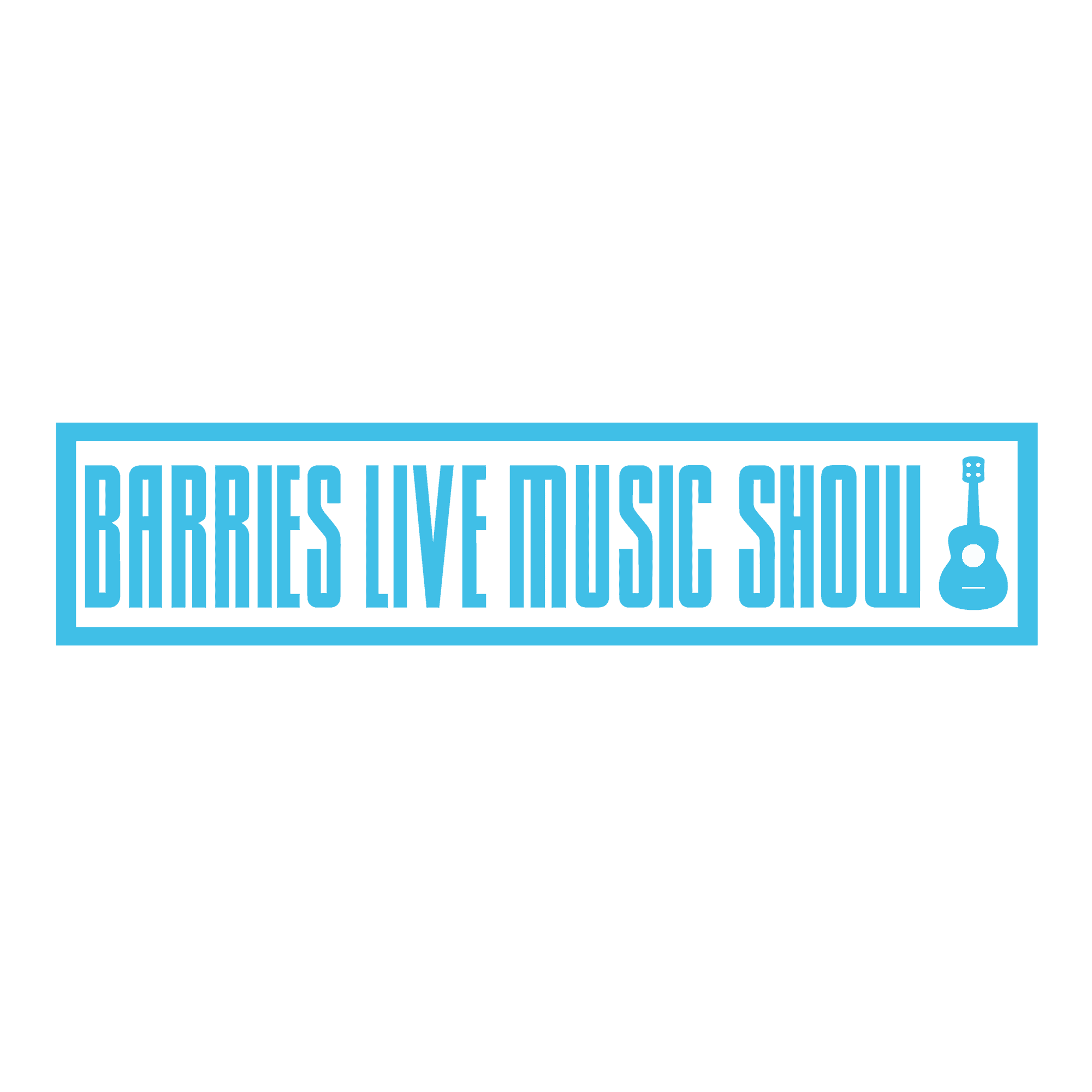 <p>Barrie's Live </p><p>Music Show</p> logo