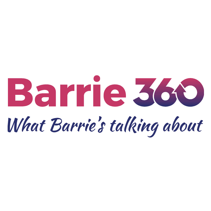<p>Barrie 360</p> logo