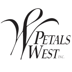 <p>Petals West</p> logo
