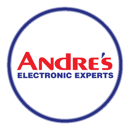 <p>Andre's Electronic Experts</p> logo