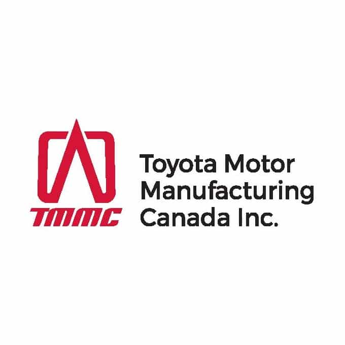 <p>Toyota Motor Manufacturing Canada</p> logo