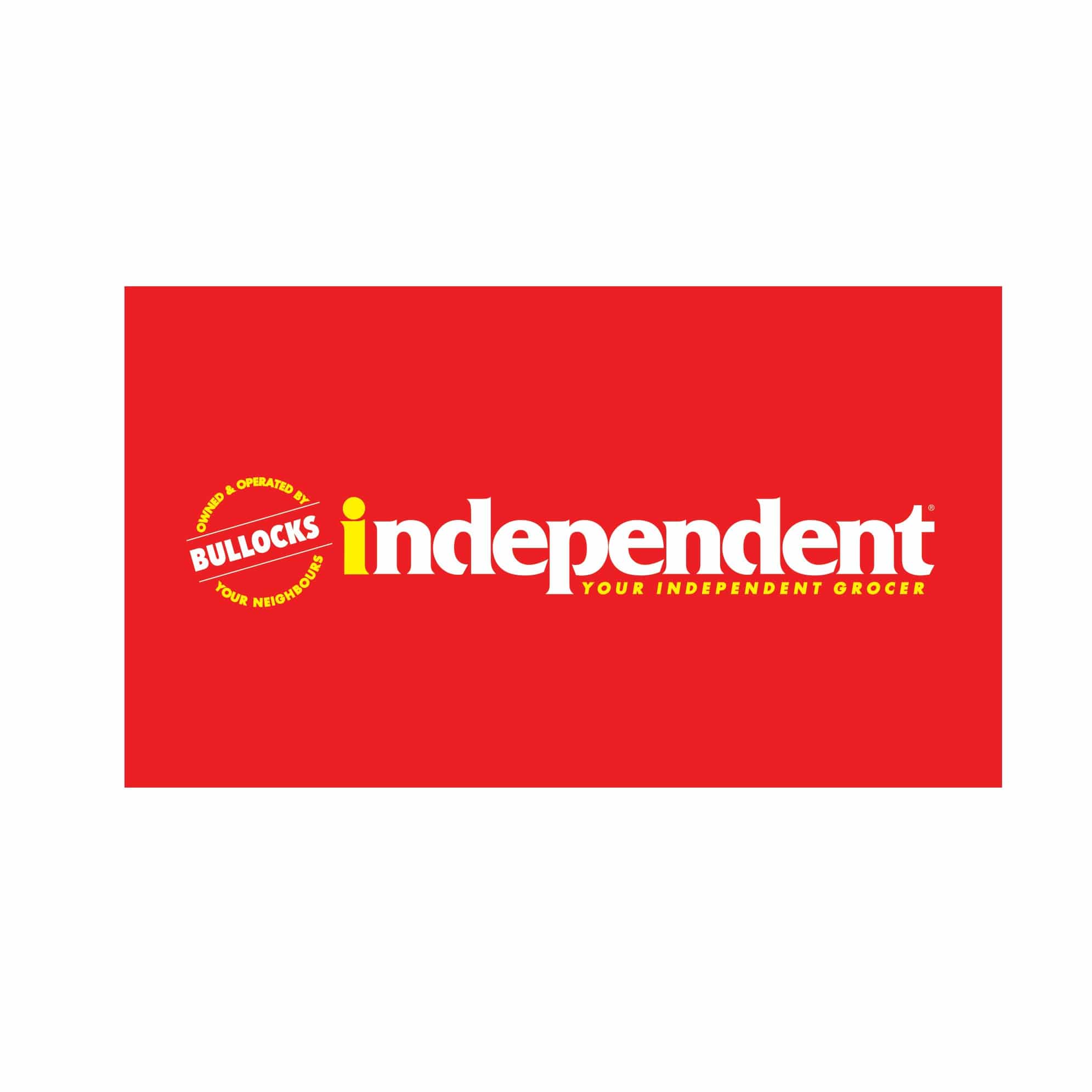 <p>Bullock's Independent Grocer</p> logo