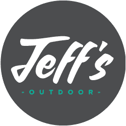 <p>Jeff's Outdoor</p> logo