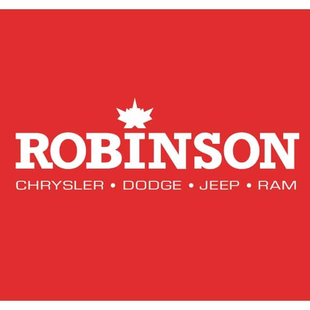 <p>Robinson Chrysler</p> logo