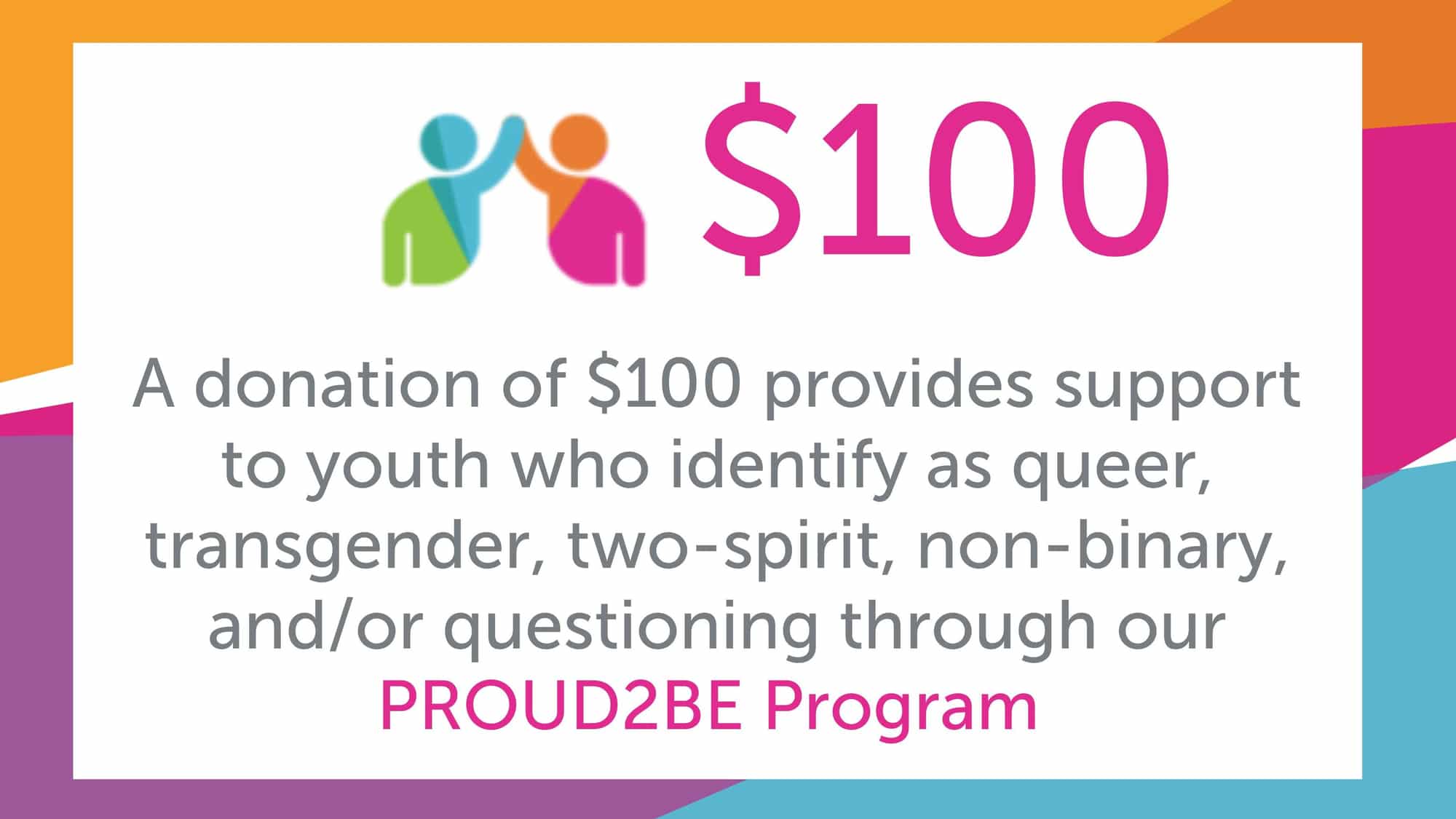 #3 Support our PROUD2BE Program supporting image.