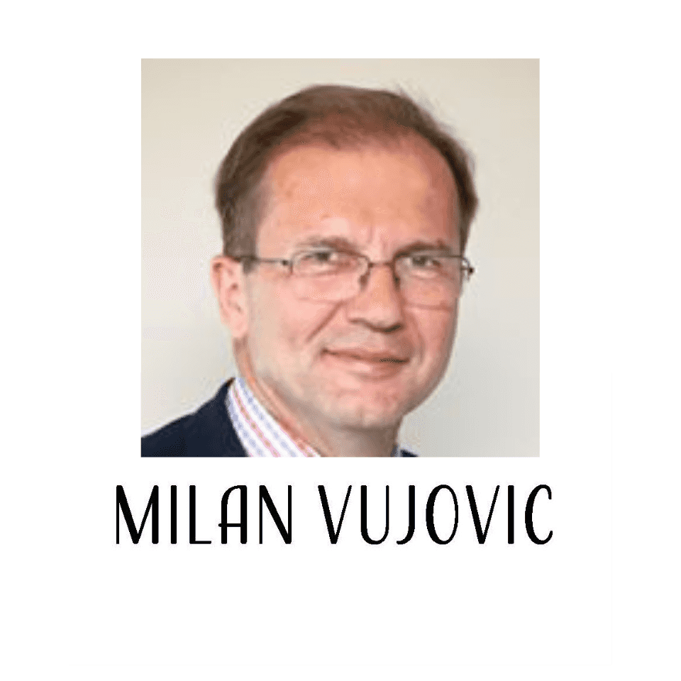 <p>Milan Vujovic</p> logo