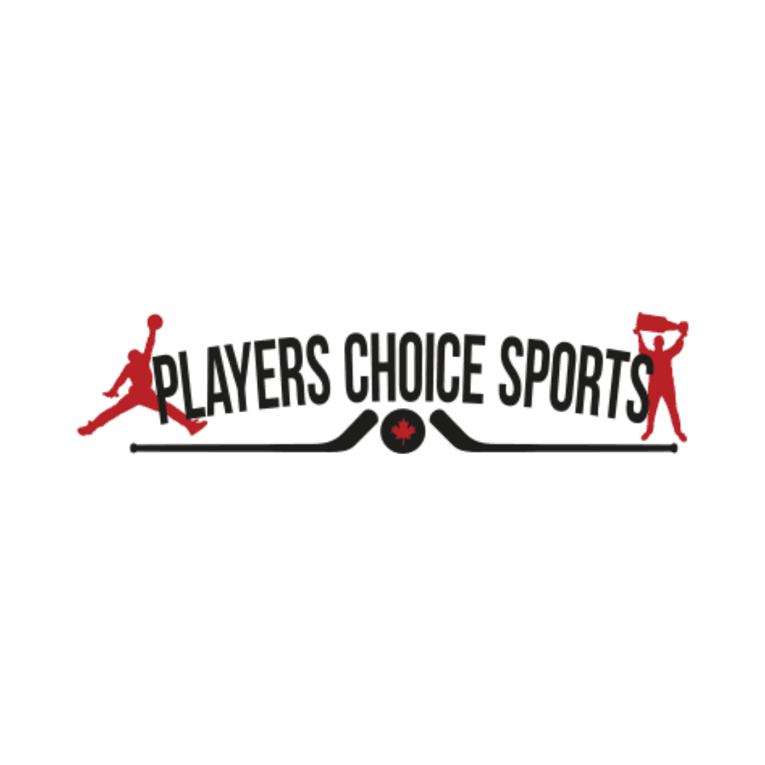 <p>Players Choice Sports</p> logo