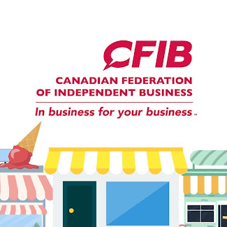 <p>Canadian Federation of Independent Businesses</p> logo