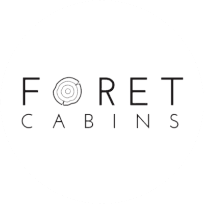 <p>Foret Cabins</p> logo