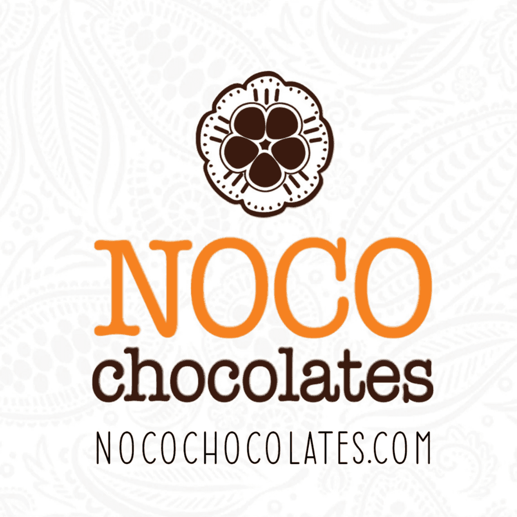 <p>NOCO Chocolates</p> logo