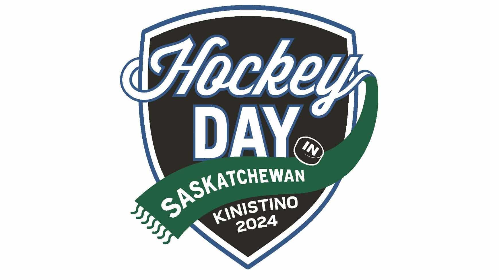 Kinistino Hockey Day in Saskatchewan's Logo
