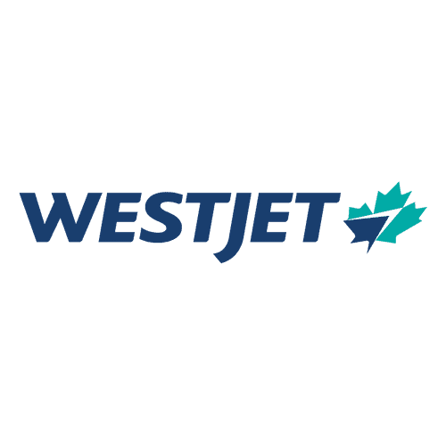 <p><span style="color: rgb(255, 255, 255);">WestJet</span></p> logo