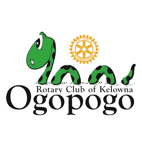 <p>Rotary Club of Kelowna</p><p>Ogopogo</p> logo